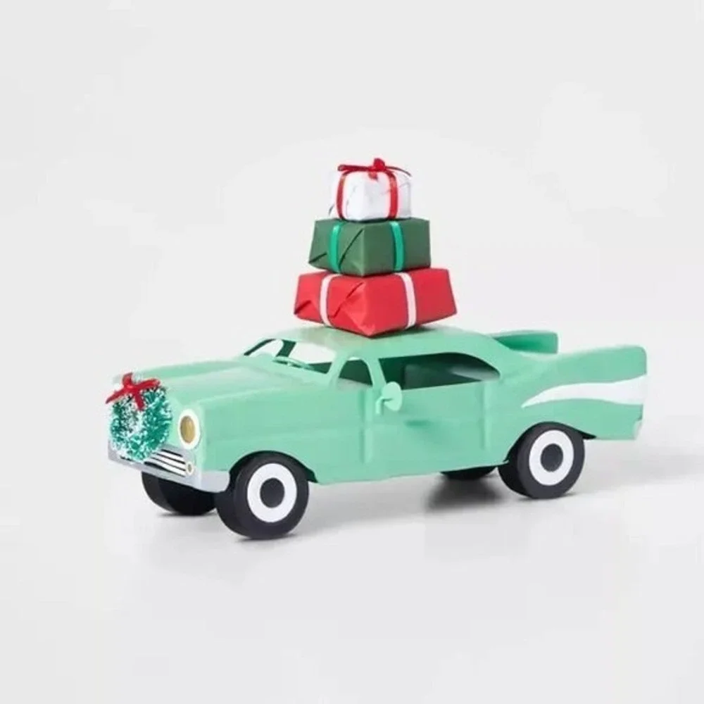 Target Wondershop Medium Metal Car Presents‎ Decorative Holiday Christmas NEW